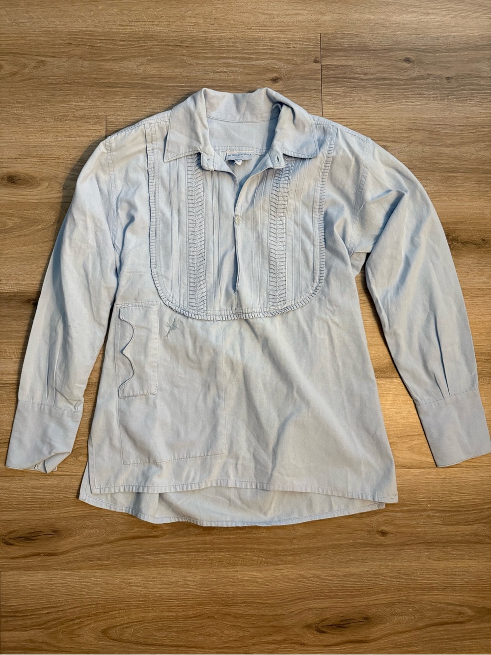 Mi Golondrina Light Blue Blouse